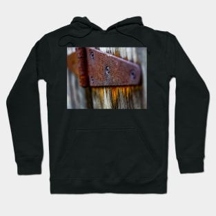 Rusted Barn Door Hinge Hoodie